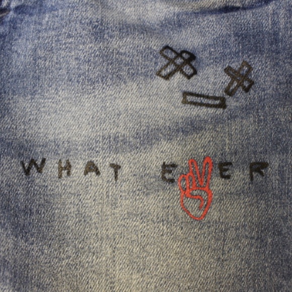 Skull and Cross Bone Jeans - Picture 6 of 8